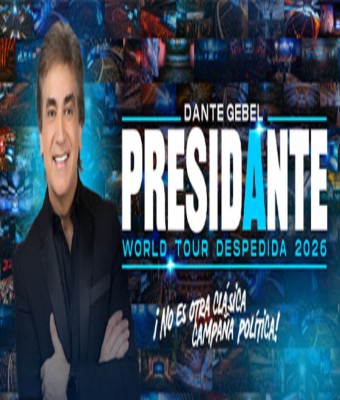 Dante Gebel - Presidante 2026 - World Tour Despedida en Santiago Centro