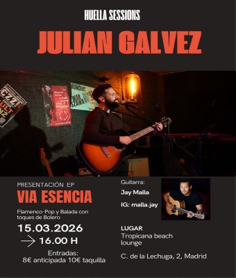 JULIAN GALVEZ - Live en Tropicana Beach Club en Madrid