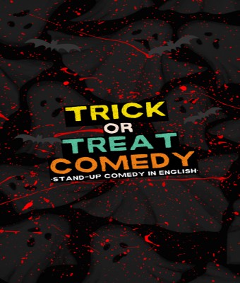 TRICK or TREAT COMEDY • Stand-up Comedy in English + Magic + FREE Candies en Barcelona