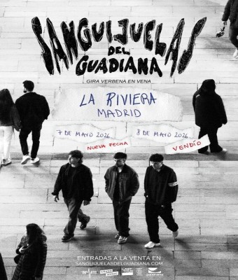 CONCIERTO SANGUIJUELAS DEL GUADIANA - MADRID - LA RIVIERA - JUEVES 7 DE MAYO