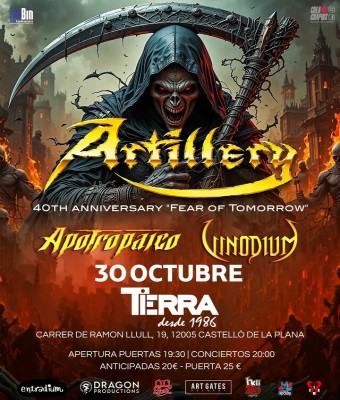 Artillery  Apotropaico  Vinodium @Sala Terra en Castellón/Castelló