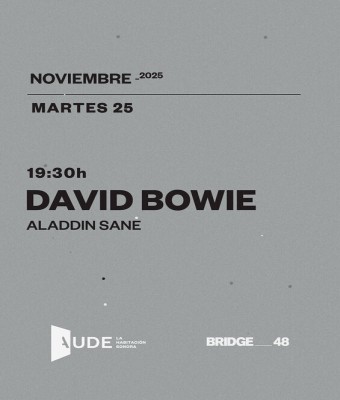 David Bowie, Aladdin Sane · AUDE: La Habitación Sonora en Barcelona