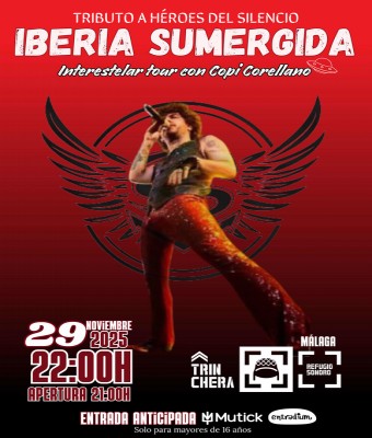 Iberia Sumergida con Copi Corellano en Málaga - La Trinchera