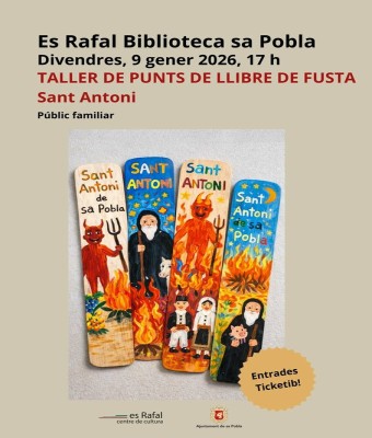 TALLER DE PUNTS DE LLIBRE DE FUSTA  Sant Antoni en Balears, Illes