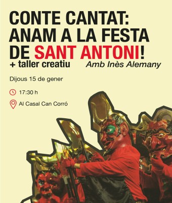 CONTE CANTAT amb Inès Alemany: ANAM A LA FESTA DE SANT ANTONI I TALLER CREATIU en Balears, Illes