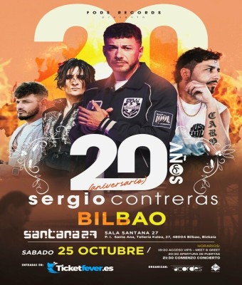 SERGIO CONTRERAS EN CONCIERTO BILBAO en Bizkaia