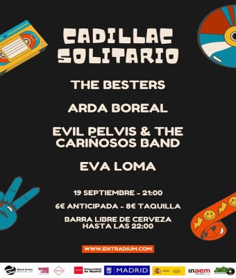 CONCURSO CADILLAC SOLITARIO - VIERNES 19 SEPTIEMBRE en Madrid