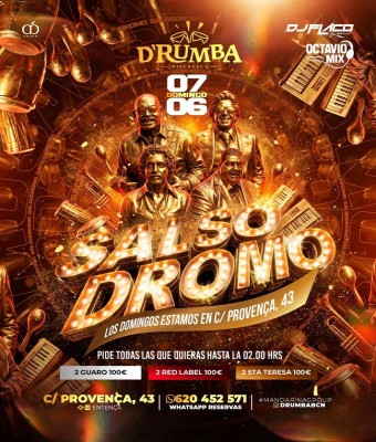 D'RUMBA · DOMINGO 7 JUN26 en Barcelona