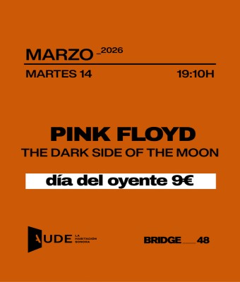 PINK FLOYD · THE DARK SIDE OF THE MOON: AUDE SESIÓN DE ESCUCHA en Barcelona