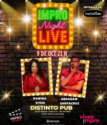 Impro Night Live (Distinto - Santa Catalina) en Palmas, Las
