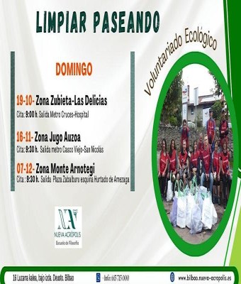 Voluntariado Ecólogico: Limpiar Paseando en Bilbo