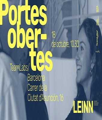 GRADO OFICIAL LEINN/ PUERTAS ABIERTAS BARCELONA [18 OCT | 10:30]