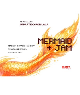 Jam + Mini taller de Mermaid en Madrid