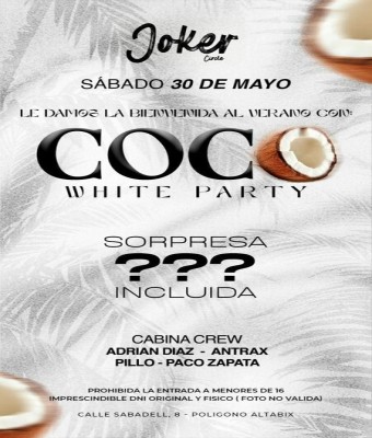 CoCo white Party en Alicante