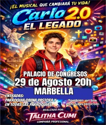 EL MUSICAL CARLO 2.0 EL LEGADO EN MARBELLA en Málaga