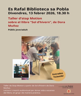 TALLER STOP - MOTION SOBRE EL LLIBRE "SOL D'HIVERN" DE DORA MUÑOZ en Balears, Illes