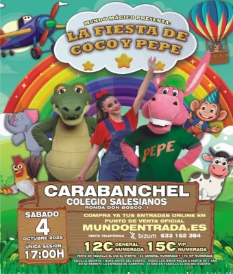 LA FIESTA DE COCO Y PEPE EN CARABANCHEL en Madrid
