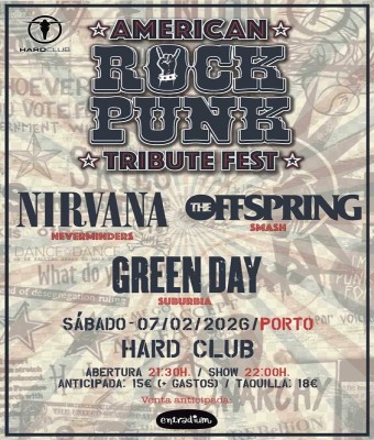 Festival de Tributos AMERICAN ROCK PUNK (Porto) en --