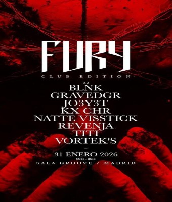 Fury Hard Techno - Madrid Sala Groove