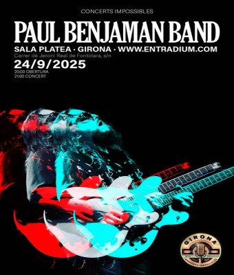 Concert Paul Benjaman Band a Girona