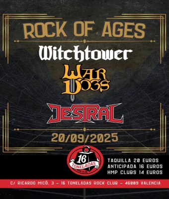 Rock Of Ages: Witchtower - War Dogs - Destral en Valencia/València