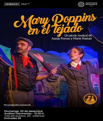 Mary Poppins en el tejado en Valencia
