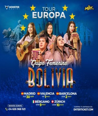 GRUPO FEMENINO BOLIVIA EN VALENCIA