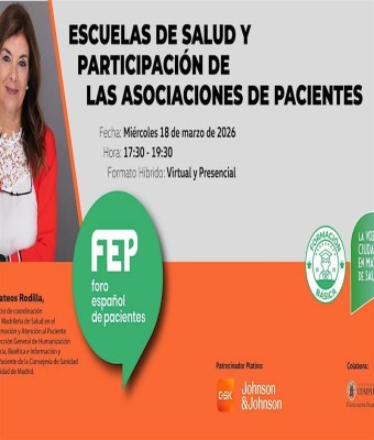 Escuelas de salud y participación de las asociaciones de pacientes en Madrid