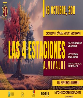 LAS 4 ESTACIONES (A. VIVALDI). Una Experiencia Inmersiva en Alacant