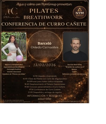 Experiencia Completa Pilates + Conferencia Curro Cañete en Asturias