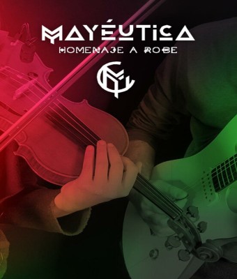 Homenaje acústico a Robe con violín, guitarra y saxo por  Mayeútica en Albacete