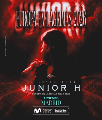 JUNIOR H - EUROPA EN LAGRIMAS 2026 en Madrid