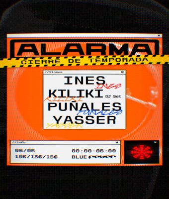 ALARMA klub: Kiliki dj set + Ines + Yasser + Puñales en Bizkaia