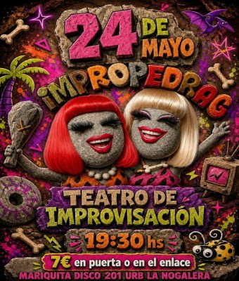ImproDrag: Risas, Tacones y Caos en Vivo Celebración: 19:30 24/5/2026 en Málaga