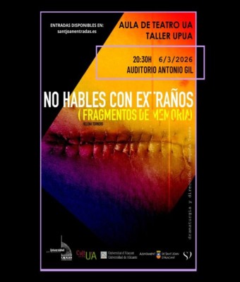 NO HABLES CON EXTRAÑOS 20:30h en Alicante