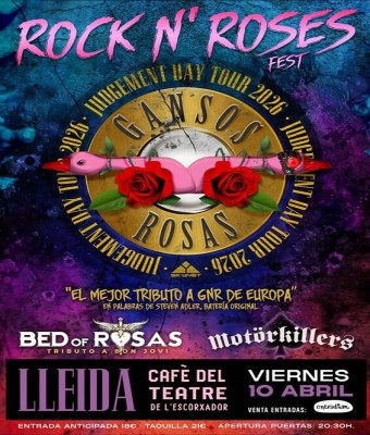 Rock N Roses Fest en Lleida 2026