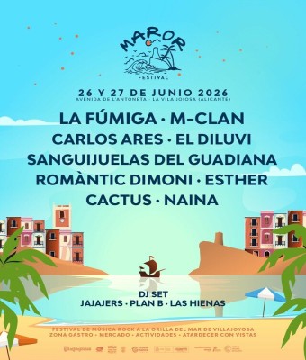 Abonos con descuento para Maror Festival en La Vila Joiosa en Alicante/Alacant