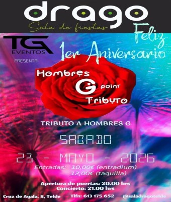 G POINT tributo hombres G en Palmas, Las