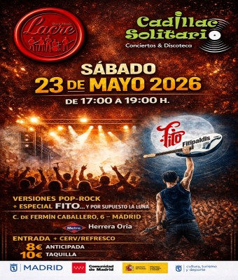 Lacre: Versiones pop-rock + Fito en Madrid