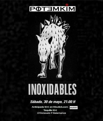Inoxidables en la Sala Potemkin en Salamanca