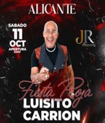 Fiesta Roja. Luisito Carrión en ALICANTE