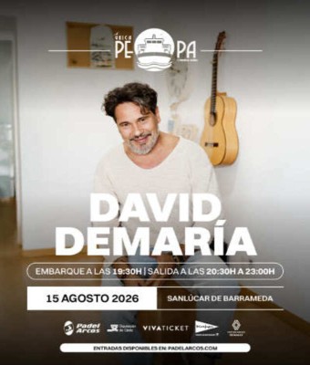 David DeMaría en Buque La Pepa en Cádiz