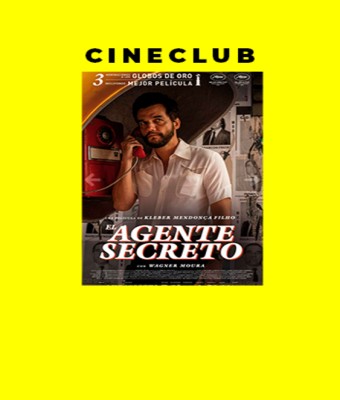 IDEAS CINECLUB: EL AGENTE SECRETO. Debate el mejor thriller del año. Cannes:mejor dirección + 4 nominaciones a los Oscar en Madrid