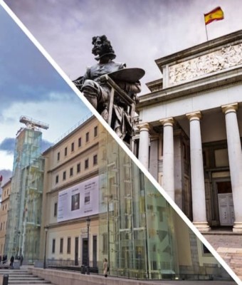 Museos del Prado y Reina Sofía sin colas + visita guiada en Madrid