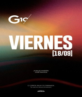 Discoteca Granada 10 - Viernes 18 Septiembre