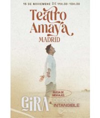Desde Lo Intangible - Cristian Fernández en Madrid - Teatro Amaya