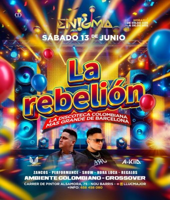 ENIGMA · SÁBADO 13 JUN26 en Barcelona
