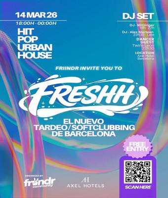 FRESHH Tardeo Queer - Soft Clubbing en Barcelona