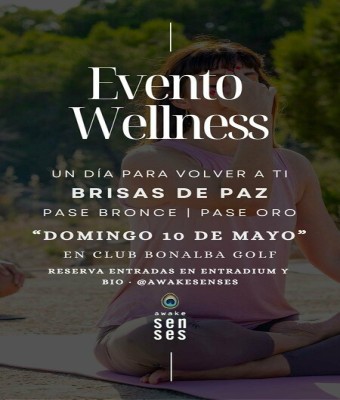 EVENTO WELLNESS BRISAS DE PAZ 3.0 EDICIÓN PRIMAVERA en Alicante/Alacant