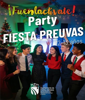Fiesta Fuenlactívate «Navidad» de 12 a 13 años en Madrid